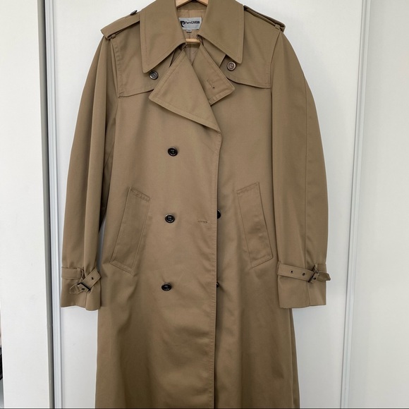 Pierre Cardin Cotton Trench Coat Rain Coat - Picture 5 of 12